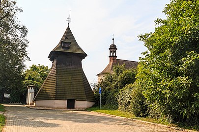 Clocher de l'église Saint-Jean-Baptiste.