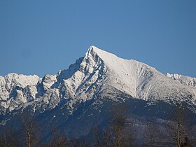 Udsigt over Kriváň fra Vychodna.