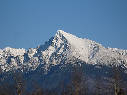 The mountain Kriváň - one of the unofficial symbols of Slovakia
