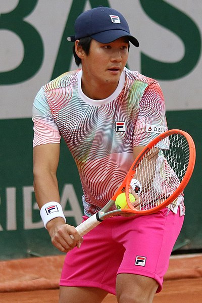Kwon at the 2022 French Open