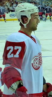 Kyle Quincey Canadian ice hockey player