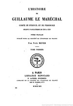 Vignette pour Histoire de Guillaume le Maréchal