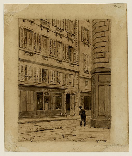 File:La maison de d’Auguste Cerute, 10 rue Monsieur Le prince, 17 mars 1889, D.13423.jpg