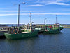 Boats in Marjaniemi harbor