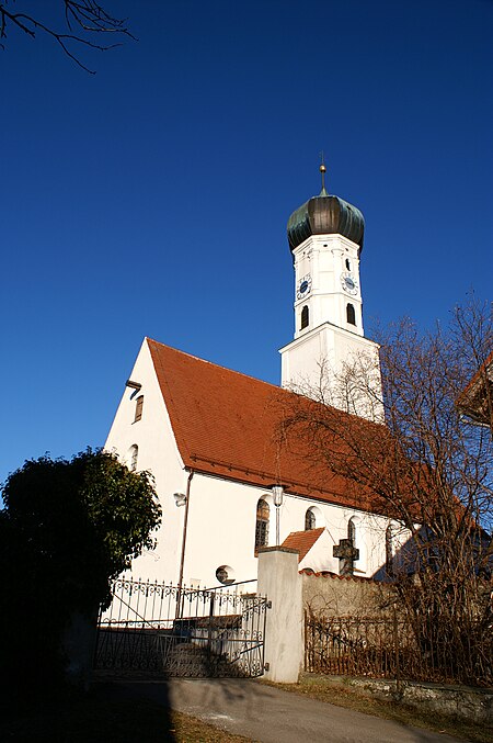 Lamerdingen Großkitzighofen Kirche v SW