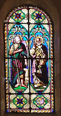 Chiesa di Landiras Navata in vetro colorato 2.jpg