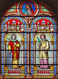 Louis André : saint Laurent et saint Étienne.