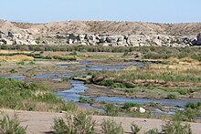 The wash just before it runs into Lake Mead Las Vegas Wash 1.jpg