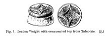 Lead weight, Talnotrie hoard Lead weight, Talnotrie hoard.png