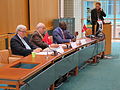 Left to right- Former Australian Prime Minister Kevin Rudd; former Director General of the IAEA Hans Blix; and CTBTO Executive Secretary Lassina Zerbo during a panel discussion, 11 April (13778454223).jpg