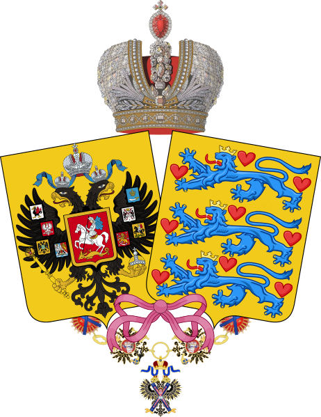 File:Lesser CoA of the empress Maria Fiodorovna of Russia.svg