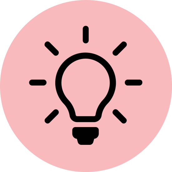 Light bulb icon red.svg