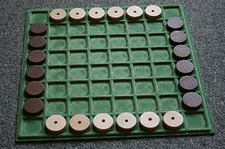 <span class="mw-page-title-main">Lines of Action</span> Abstract strategy board game