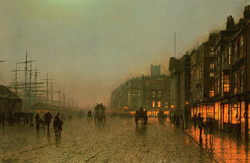 Liverpool from Wapping 1875 John A Grimshaw