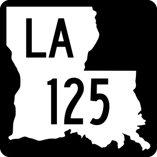 <span class="mw-page-title-main">Louisiana Highway 125</span> State highway in Louisiana, United States