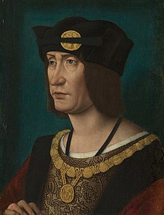 Josquin probably served under Louis XII, who had captured the Sforzas, his previous employers. (Source: Wikimedia)