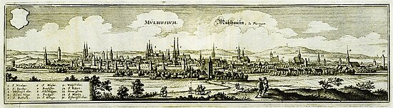 Mühlhausen in 1650