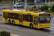 English: MAZ-107 bus. Minsk, Belarus Беларуская: Аўтобус МАЗ-107. Мінск, Беларусь Русский: Автобус МАЗ-107. Минск, Беларусь