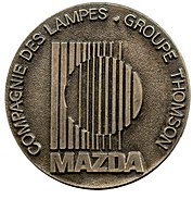 La Compagnie des Lampes, Groupe Thomson badge MAZDA Compagnie des Lampes, Groupe Thomson.jpg