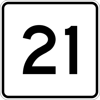 <span class="mw-page-title-main">Massachusetts Route 21</span> State highway in Massachusetts, US