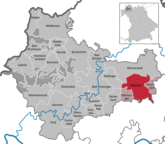 Maßbach - Localizazion