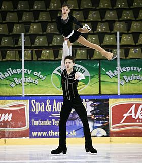 Piotr Snopek Polish pair skater