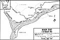 Map of the U.S. Marine raid on Makin Island, 17-18 August, 1942.