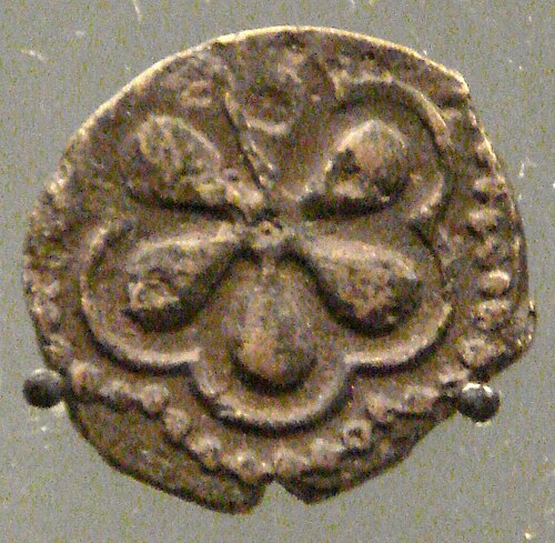 Al-Nasir Muhammad copper fals, 1310–1341. British Museum