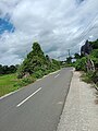 Jalan di Dusun Manarang menuju arah ke Desa Mangeloreng