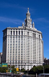 <span class="mw-page-title-main">Manhattan Municipal Building</span> Office skyscraper in Manhattan, New York