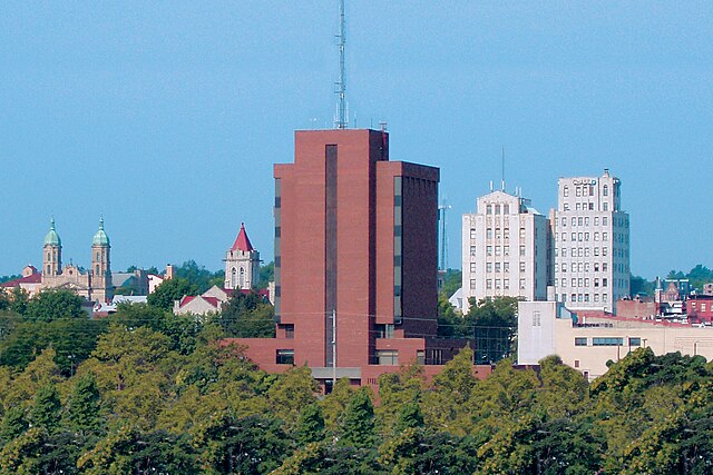 Skyline of downtown Mansfield