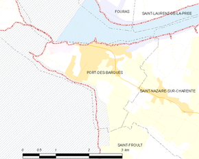 Poziția localității Port-des-Barques