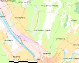 Saint-Martin-le-Vinoux - Localizazion