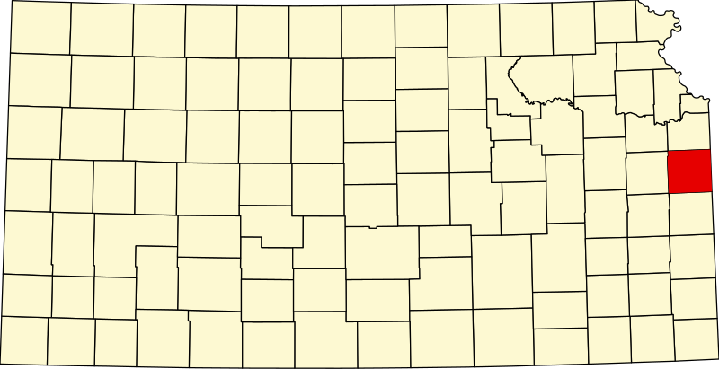 صورة:Map of Kansas highlighting Miami County.svg