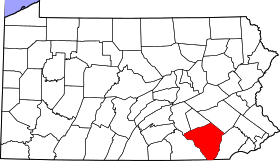 Localisation de Comté de Lancaster(Lancaster County)
