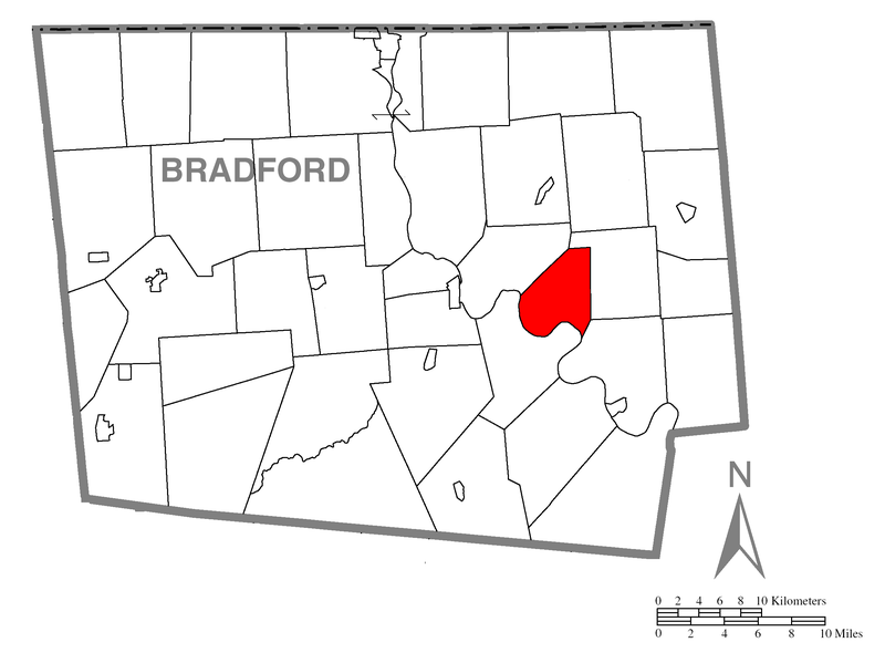 File:Map of Standing Stone Township, Bradford County, Pennsylvania Highlighted.png