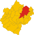 Fines municipii Caesenatis in Provincia Foroliviensi-Caesenati.