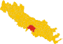 Karta över kommunen Cremona (provinsen Cremona, regionen Lombardiet, Italien) .svg