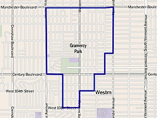 <span class="mw-page-title-main">Gramercy Park, Los Angeles</span> Neighborhood of Los Angeles in California, United States