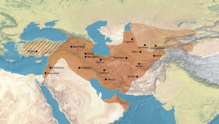 Seljuk Empire circa 1090, during the reign of Malik Shah I. To the west, Anatolia was under the independent rule of Suleiman ibn Qutalmish as the Sultanate of Rum, and disputed with the Byzantine Empire. To the east, the Kara-Khanid Khanate became a vassal state in 1089, for half a century, before falling to the Qara Khitai.※