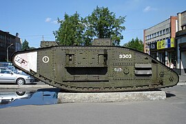 Carro armato Mark V ad Arkhangelsk