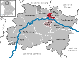 Läget för Marktzeuln i Landkreis Lichtenfels