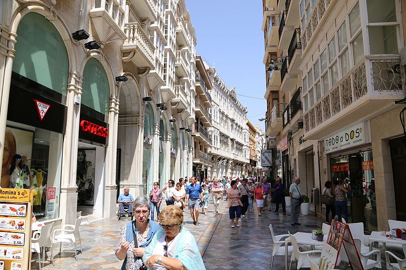 File:Mayor street of Cartagena A.jpg