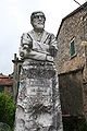 Giuseppe Mazzini auf dem Marktplatz von Colonnata, ein Freiheitskämpfer des Risorgimento