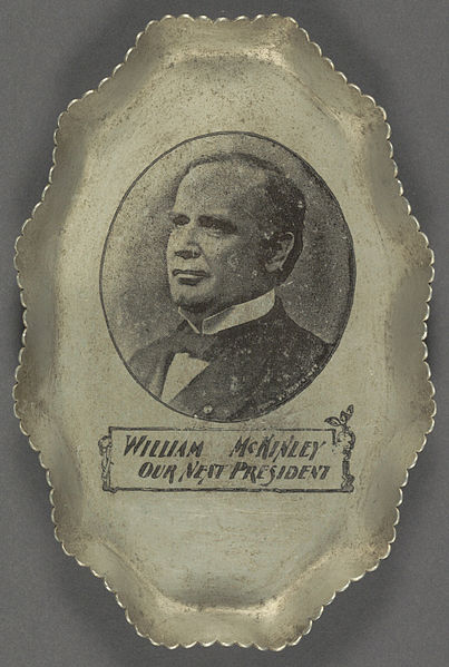 File:McKinley "Our Next President" Metal Portrait Ash Tray, ca. 1896 (4360014978).jpg