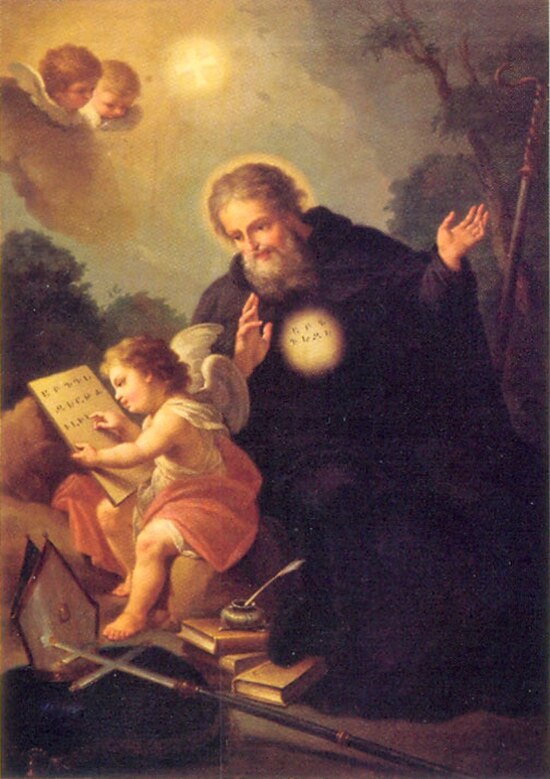 Mesrop Mashtots, the creator of Armenian Alphabet, by Francesco Maggiotto (1750–1805)