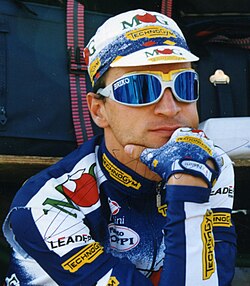 Michele Bartoli won the 83rd running of Liège–Bastogne–Liège (pictured at the 1997 Paris–Tours)