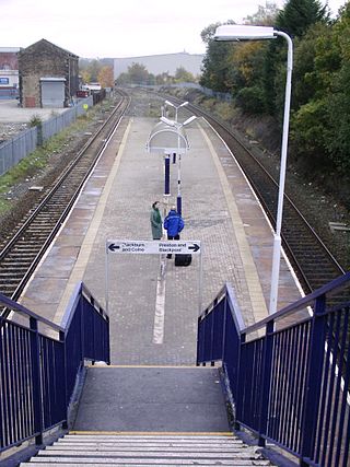 <span class="mw-page-title-main">Mill Hill railway station (Lancashire)</span> Railway station in Blackburn, Lancashire, UK