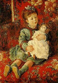 Portrait of Germaine Hoschede with a Doll Monet w434.jpg