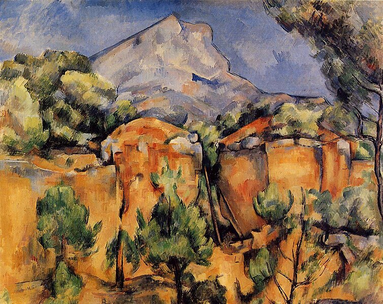 File:Mont Sainte-Victoire Seen from the Bibemus Quarry 1897 Paul Cézanne.jpg